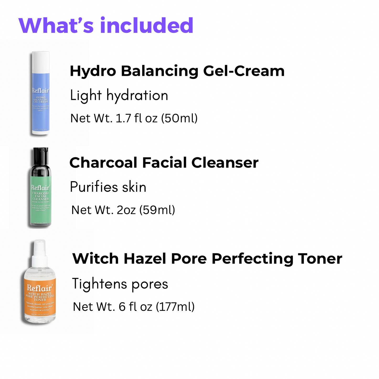 Shine-Free Trio